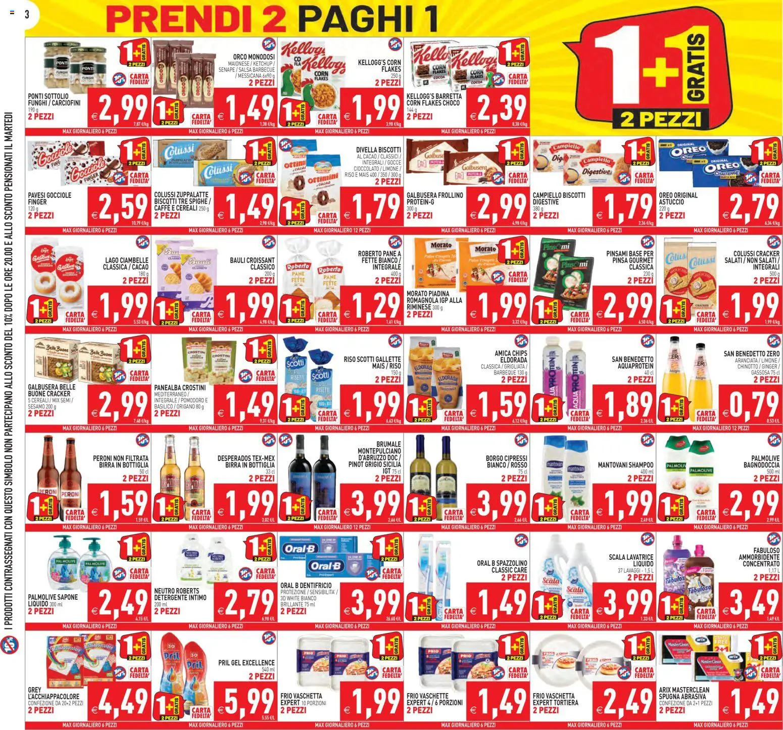 Volantino PIM Supermercati del 29.04.2026 | Pagina: 3 | Prodotti: Riso, Crostini, Scala, Salsa barbecue