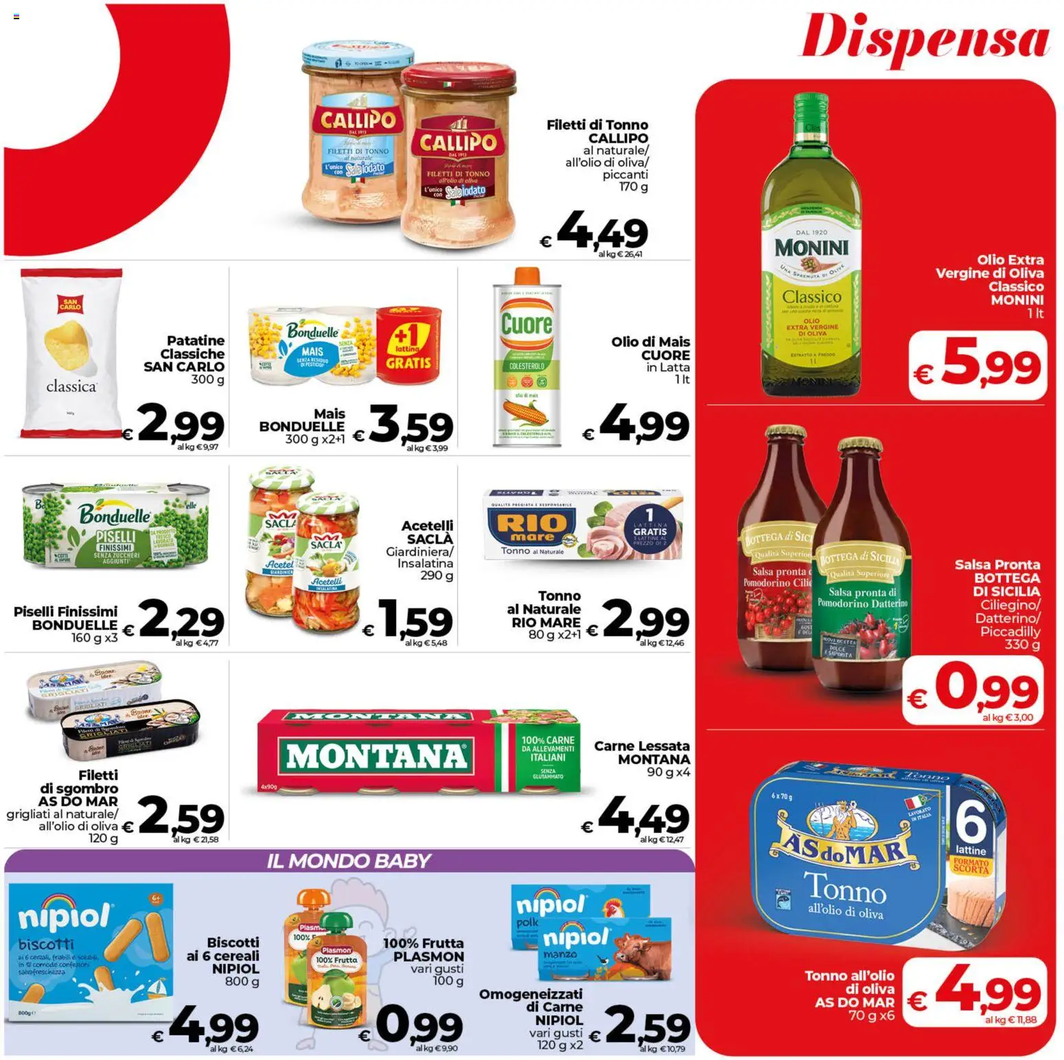 Volantino COOP del 17.04.2026 | Pagina: 13 | Prodotti: Cereali, Biscotti, Olio extra vergine, Mais
