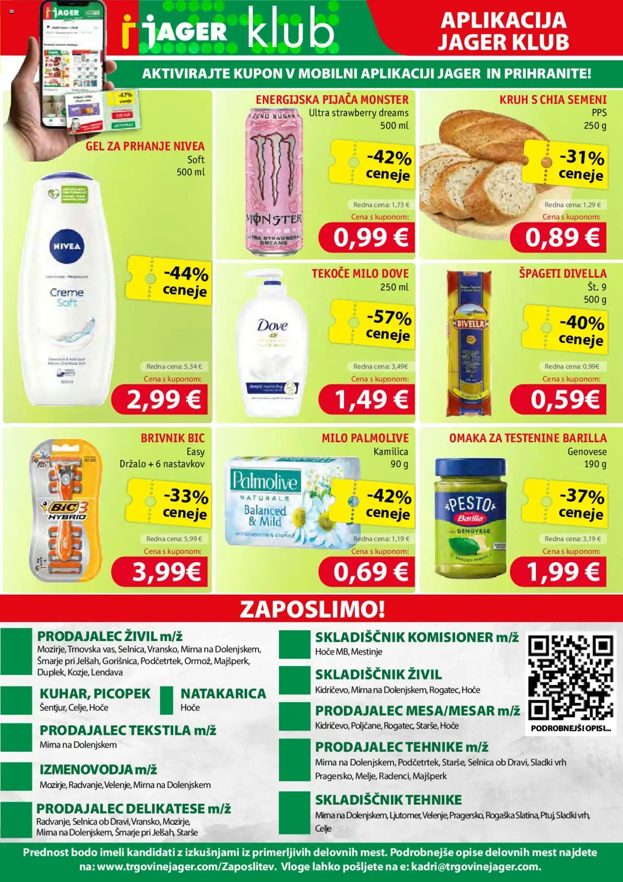 Jager katalog │ velja od 16.07.2025 | Stran: 13 | Izdelki: Tekoče milo, Pesto, Milo, Kruh