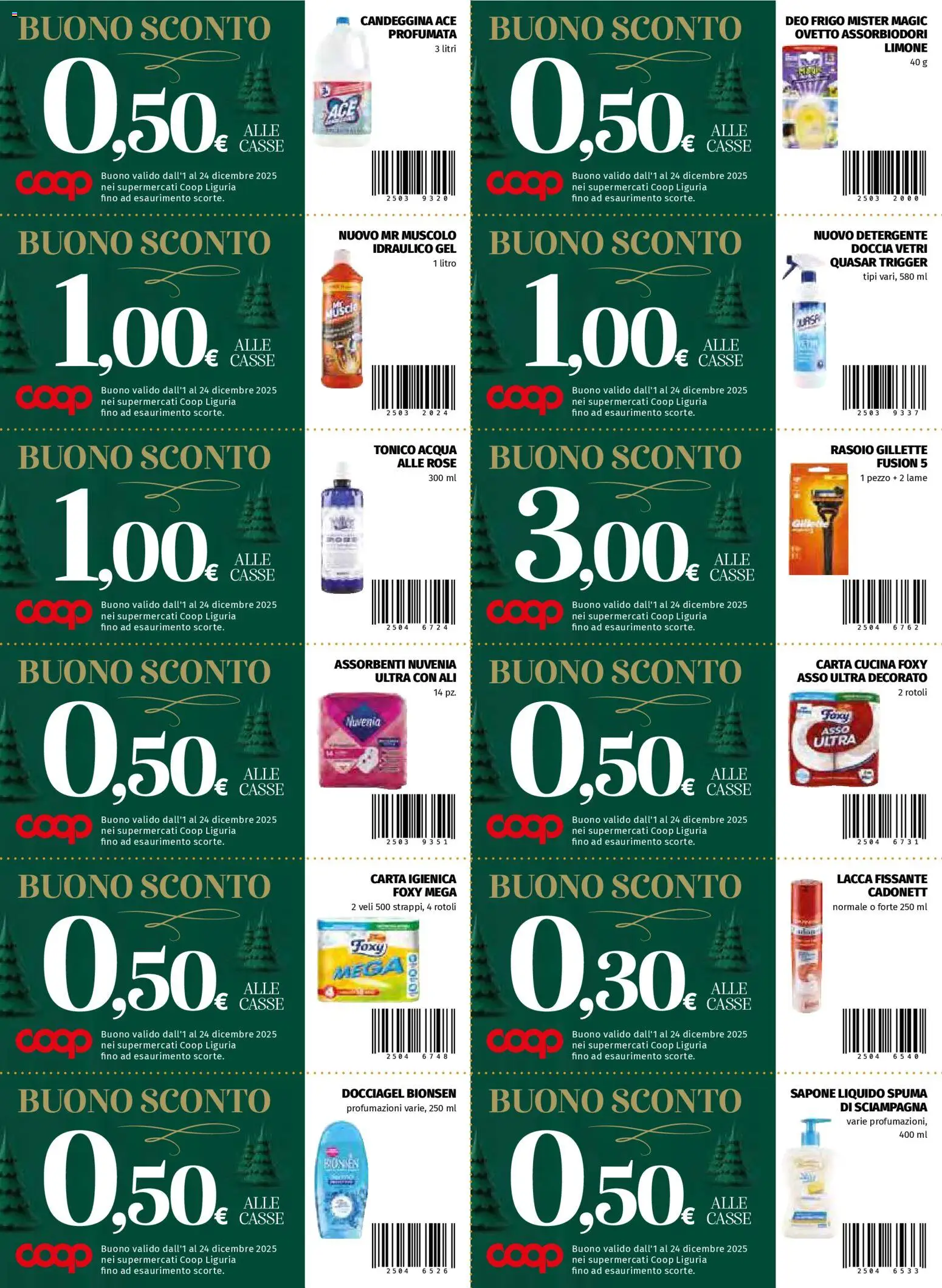 Volantino COOP del 01.12.2025 | Pagina: 35 | Prodotti: Lacca, Rasoio, Candeggina, Limone