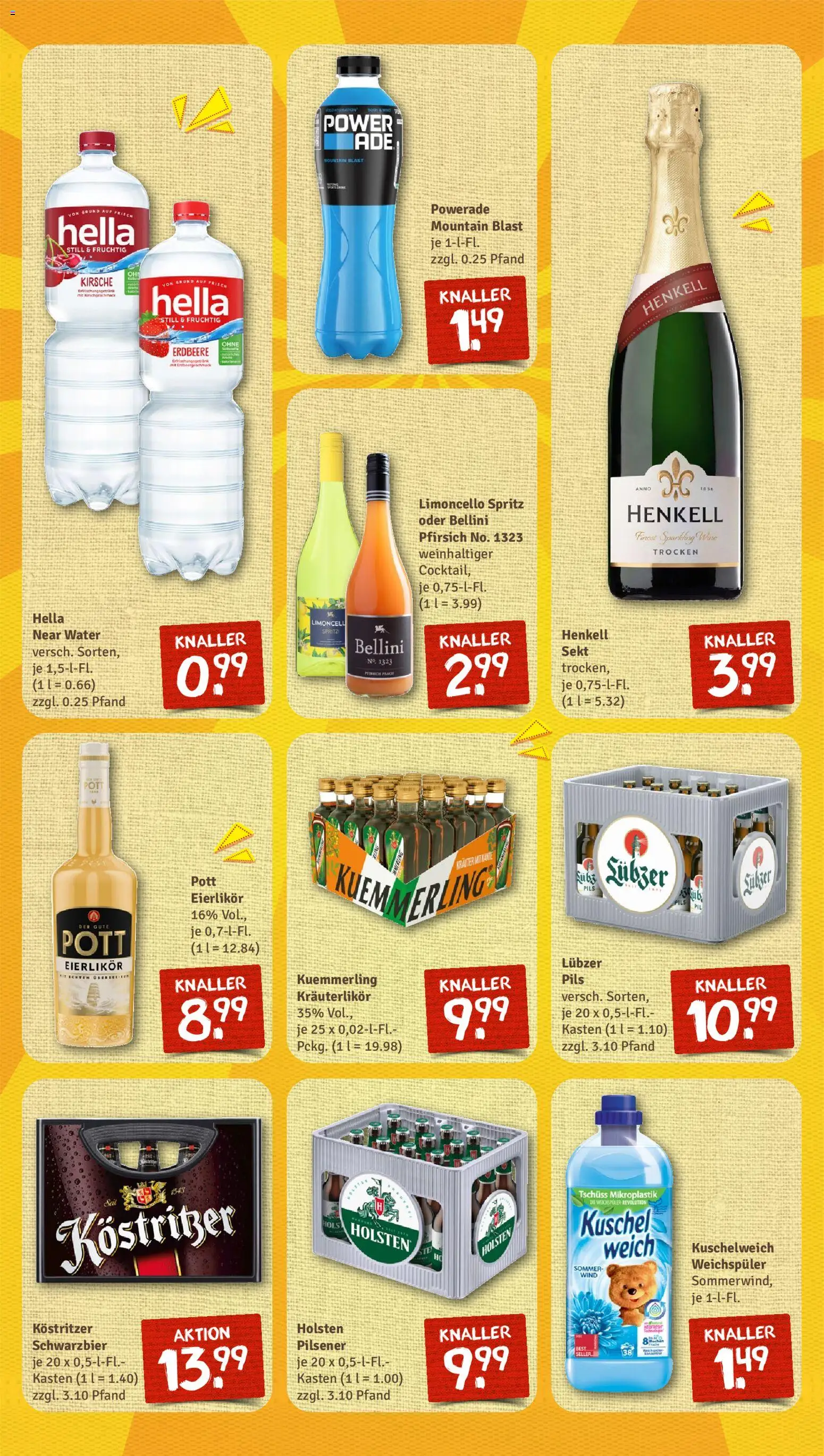 Nahkauf Prospekt – gültig ab 02.02.2026 | Seite: 11 | Produkte: Pils, Weichspüler, Limoncello, Lubzer