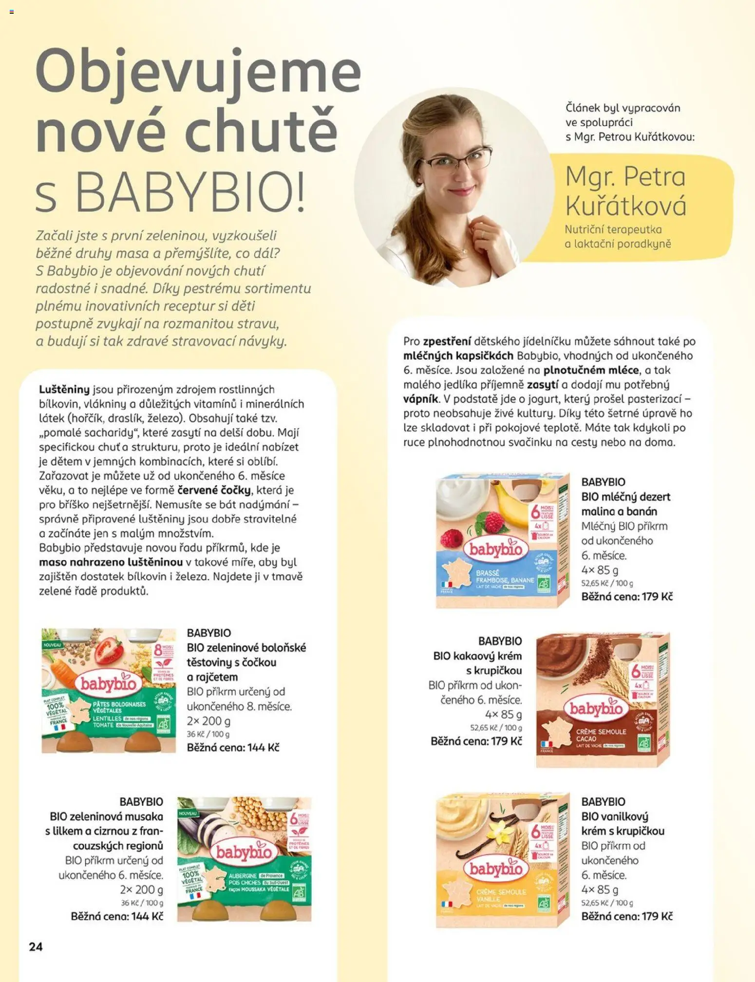 Rossmann magazín od 08.10.2025 | Strana: 24 | Produkty: Krém, Banán, Příkrm, Musaka