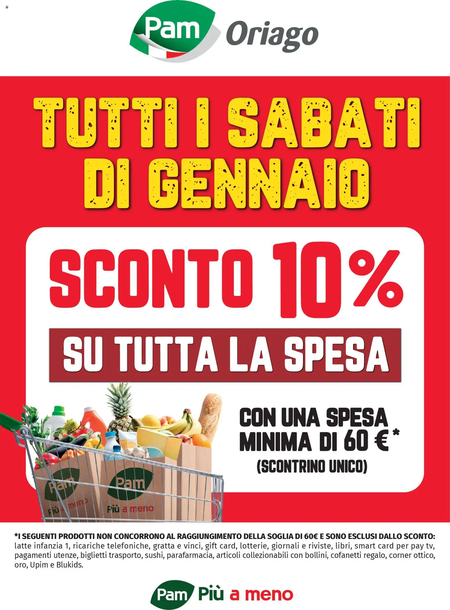 Volantino PAM del 01.01.2026 | Pagina: 1 | Prodotti: Latte