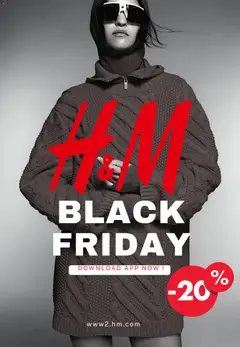 H&M - Black Friday - Förhandsvisning av reklamblad från butik H&M aktuell från 24.11.2025