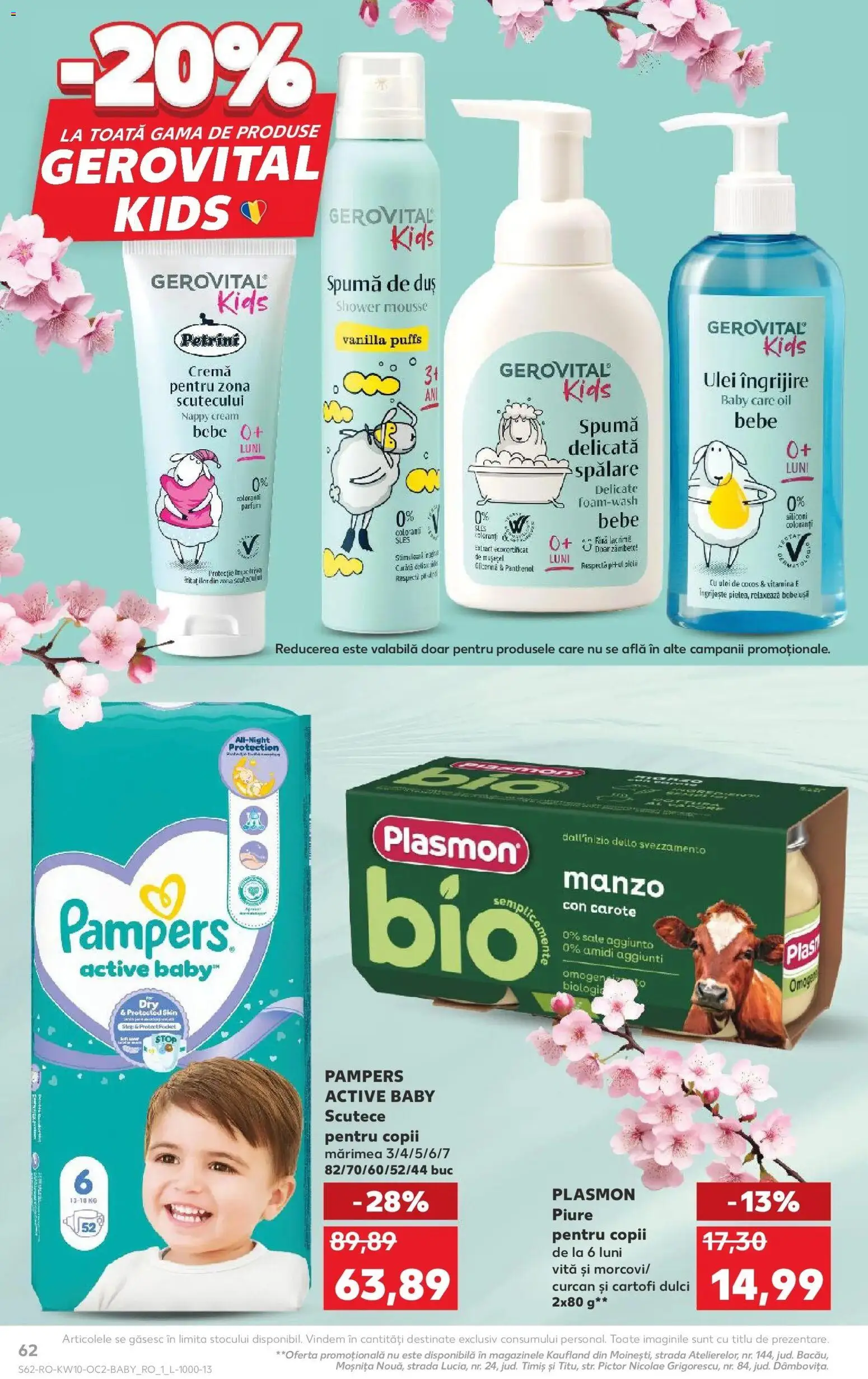 Noul catalog Kaufland – valabil de la 04.03.2026 | Pagină: 62 | Produse: Şerit ödül, Taneli organik hardal, Cremă, Scutece