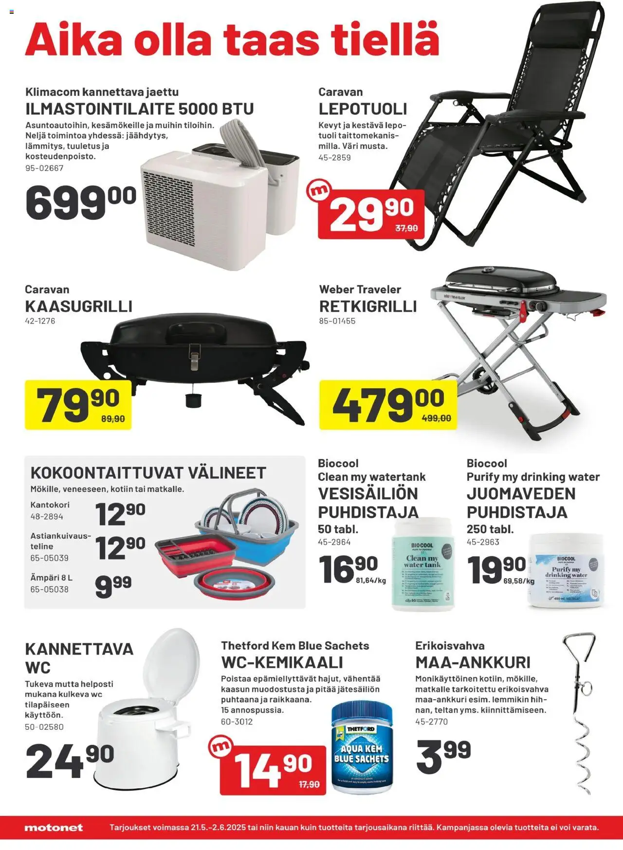  | Sivu: 4 | Tuotteet: Ilmastointilaite, Kaasugrilli, WC, Voi