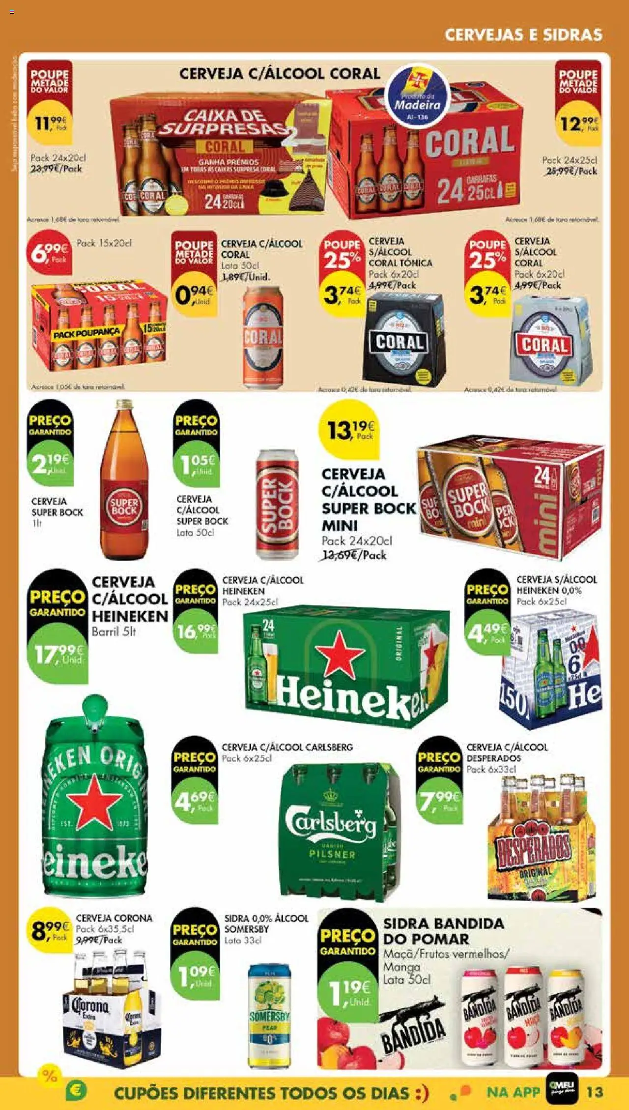 Pingo Doce Poupe Esta Semana Madeira │ válido de 09.09.2025 | Página: 13 | Produtos: Super bock, Caixa, Cerveja, Somersby