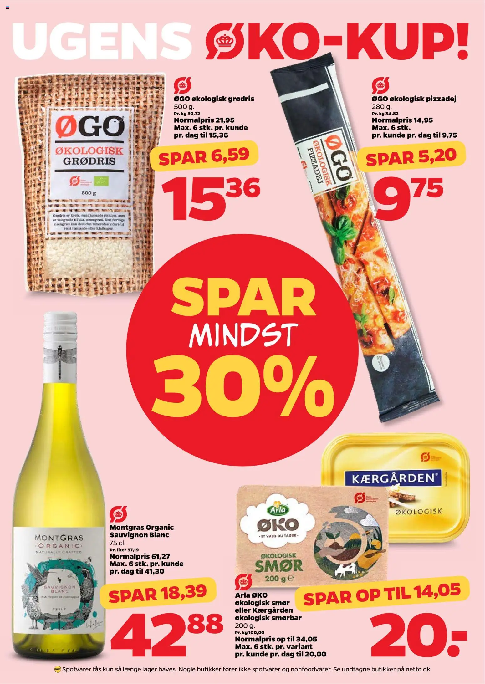 Netto tilbudsavis – gyldig fra 01.11.2025 | Side: 12 | Produkter: Smør, Pizza, Pizzadej, Søm