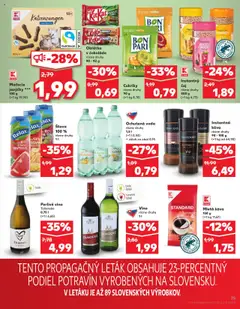 Nové Kaufland akcie – leták je platný od 18.09.2025 | Strana: 75