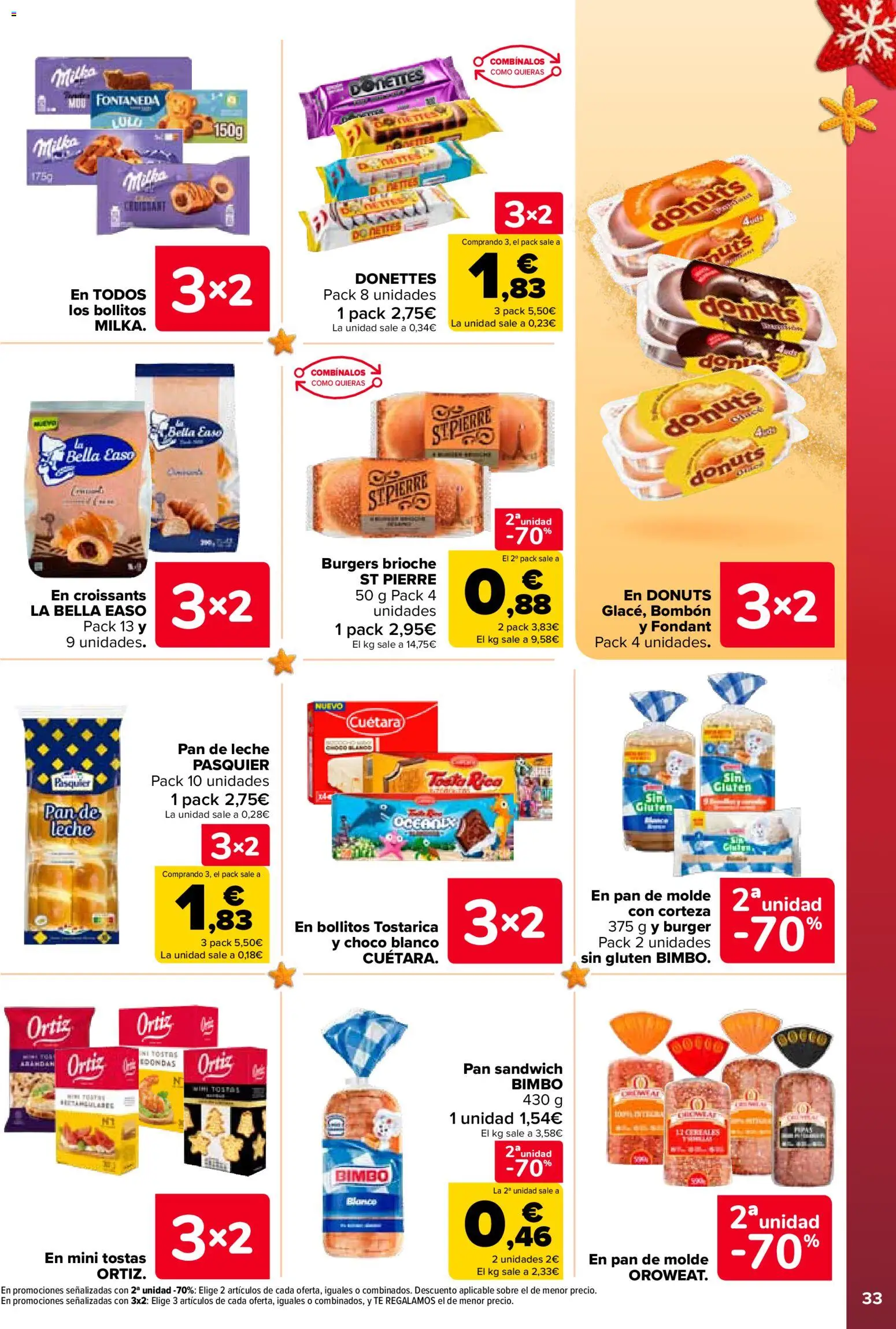 Carrefour folleto │ válido desde el 25.11.2025 | Página: 35 | Productos: Leche, Pan, Pan de molde, Pan de leche
