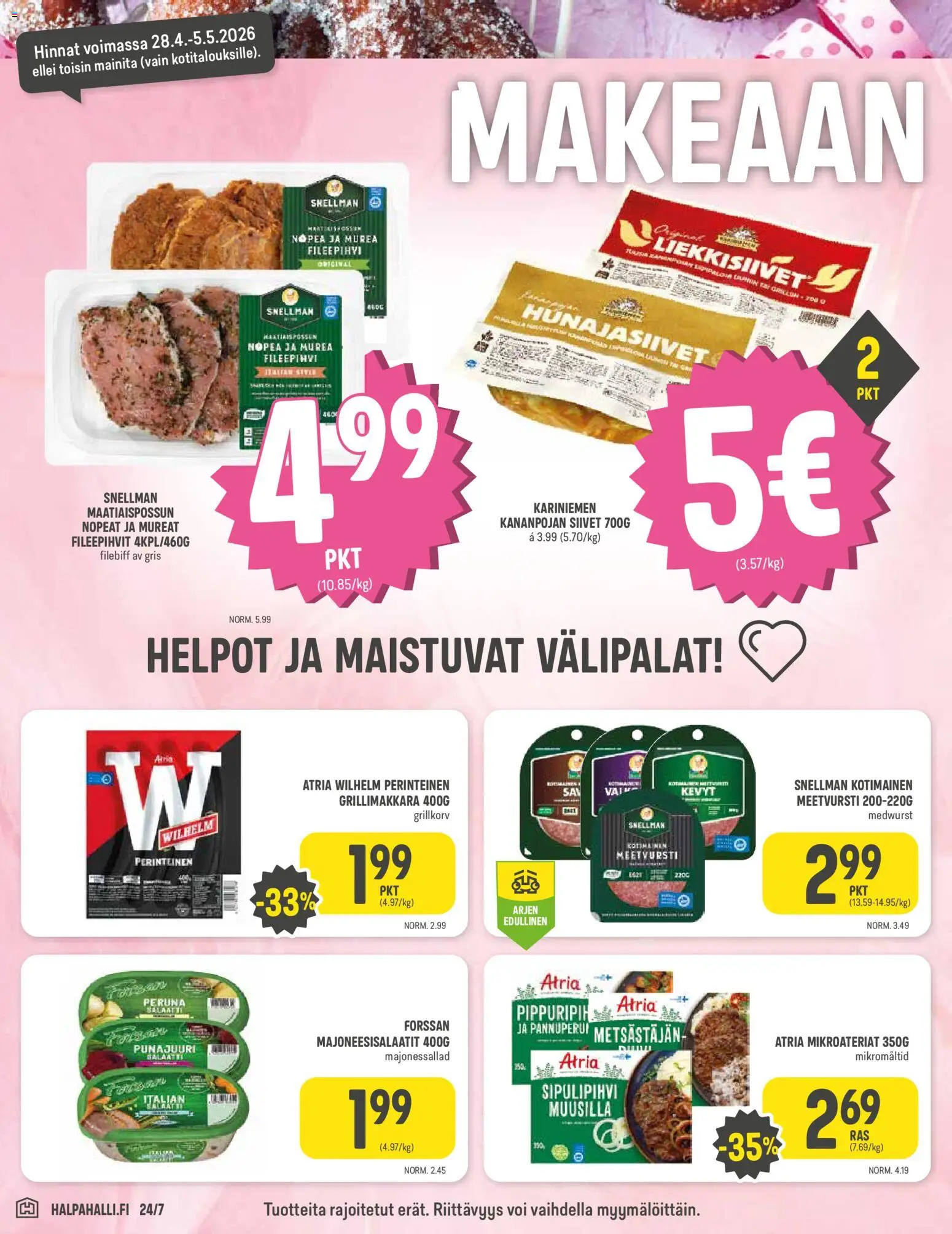 Halpa Halli tarjoukset – voimassa 28.04.2026 alkaen | Sivu: 2