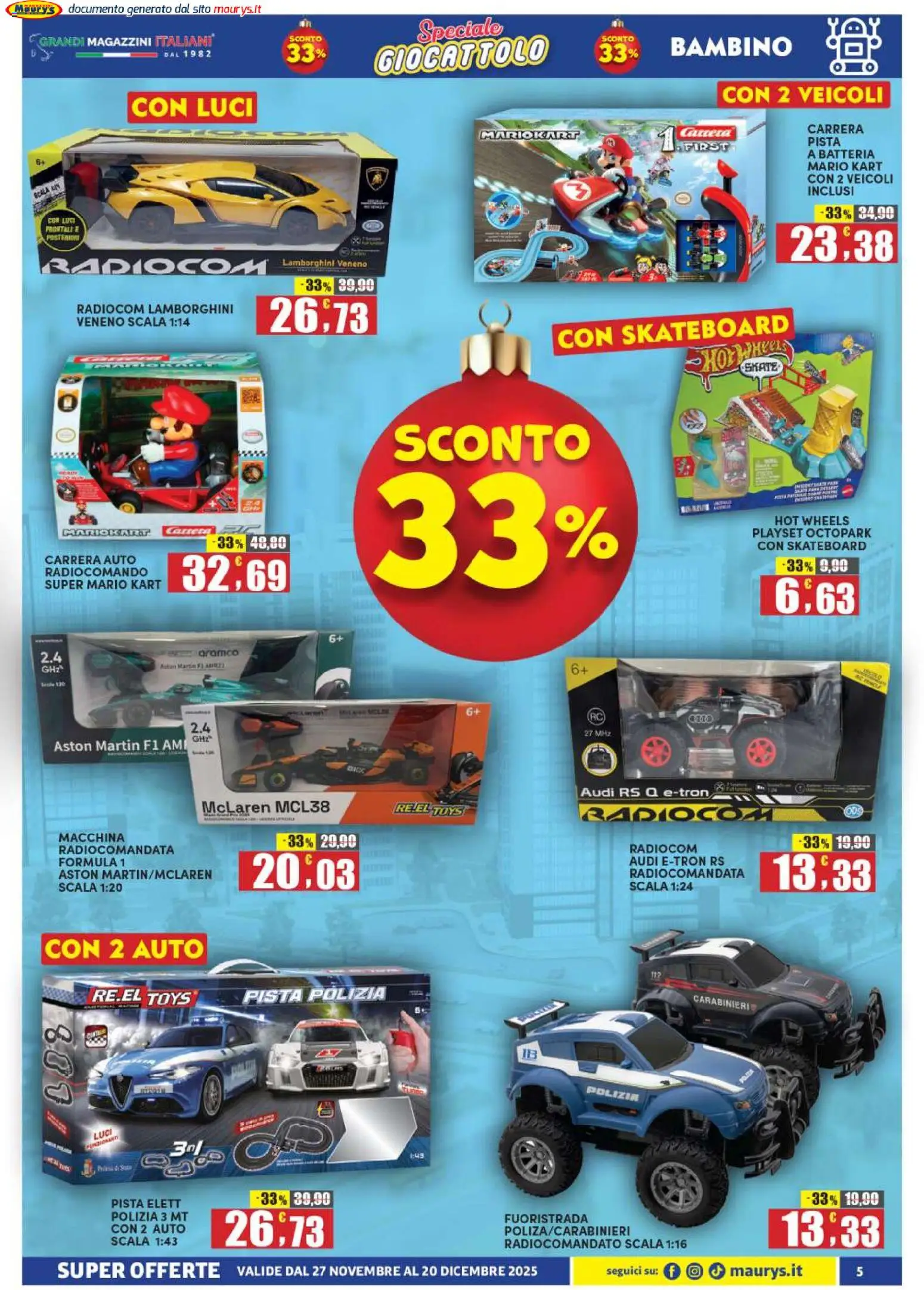 Volantino Maury's del 27.11.2025 | Pagina: 5