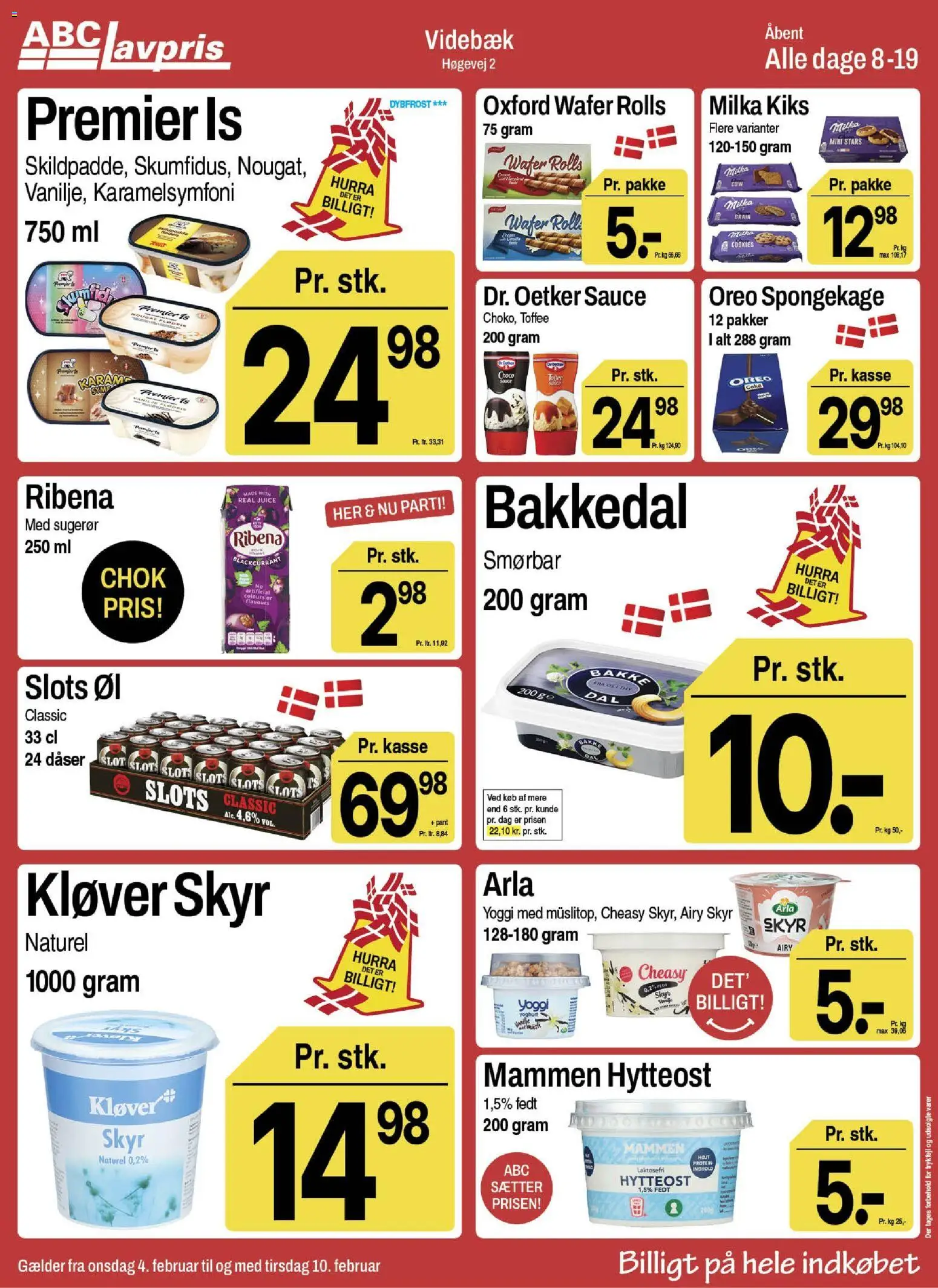Abc Lavpris tilbudsavis – gyldig fra 04.02.2026 | Side: 1