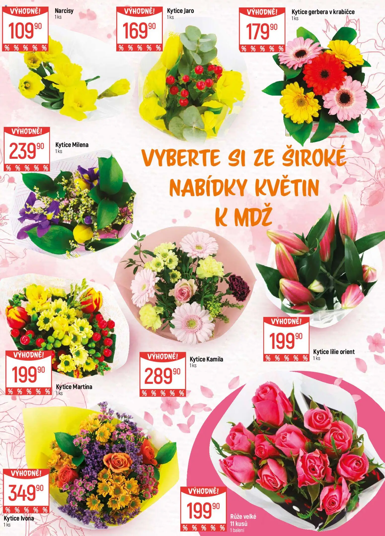 Globus leták od 04.03.2026 | Strana: 14 | Produkty: Kytice