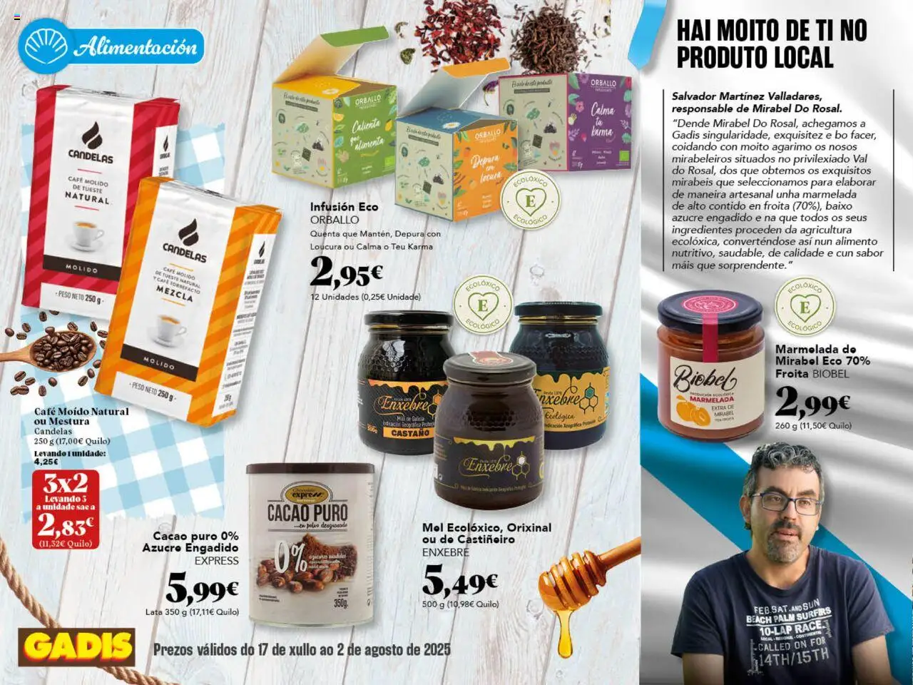 Gadis folleto Galicia │ válido desde el 17.07.2025 | Página: 20 | Productos: Κρεμάστρα, Café, Café molido, Φρυγανιές σικάλεως