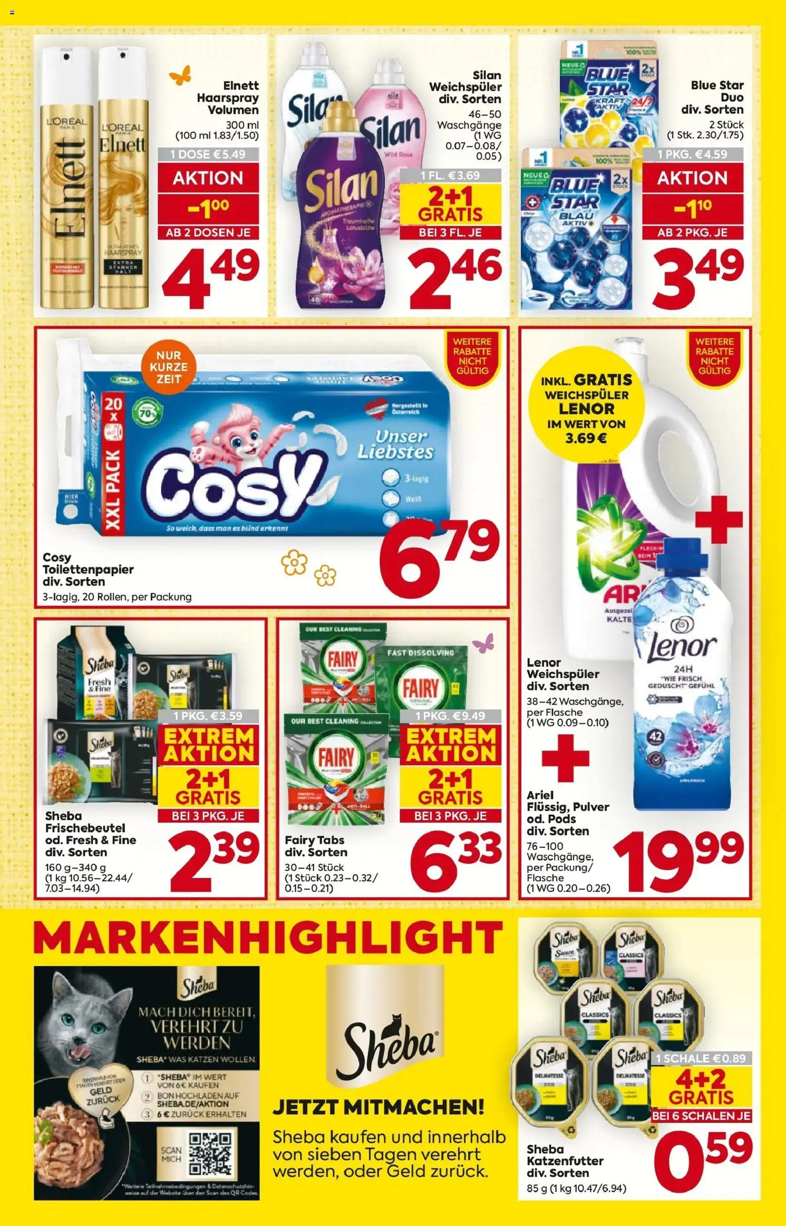 Billa Flugblatt - Wien gültig ab 19.03.2026 | Seite: 19 | Produkte: Haarspray, Wein, Weichspüler