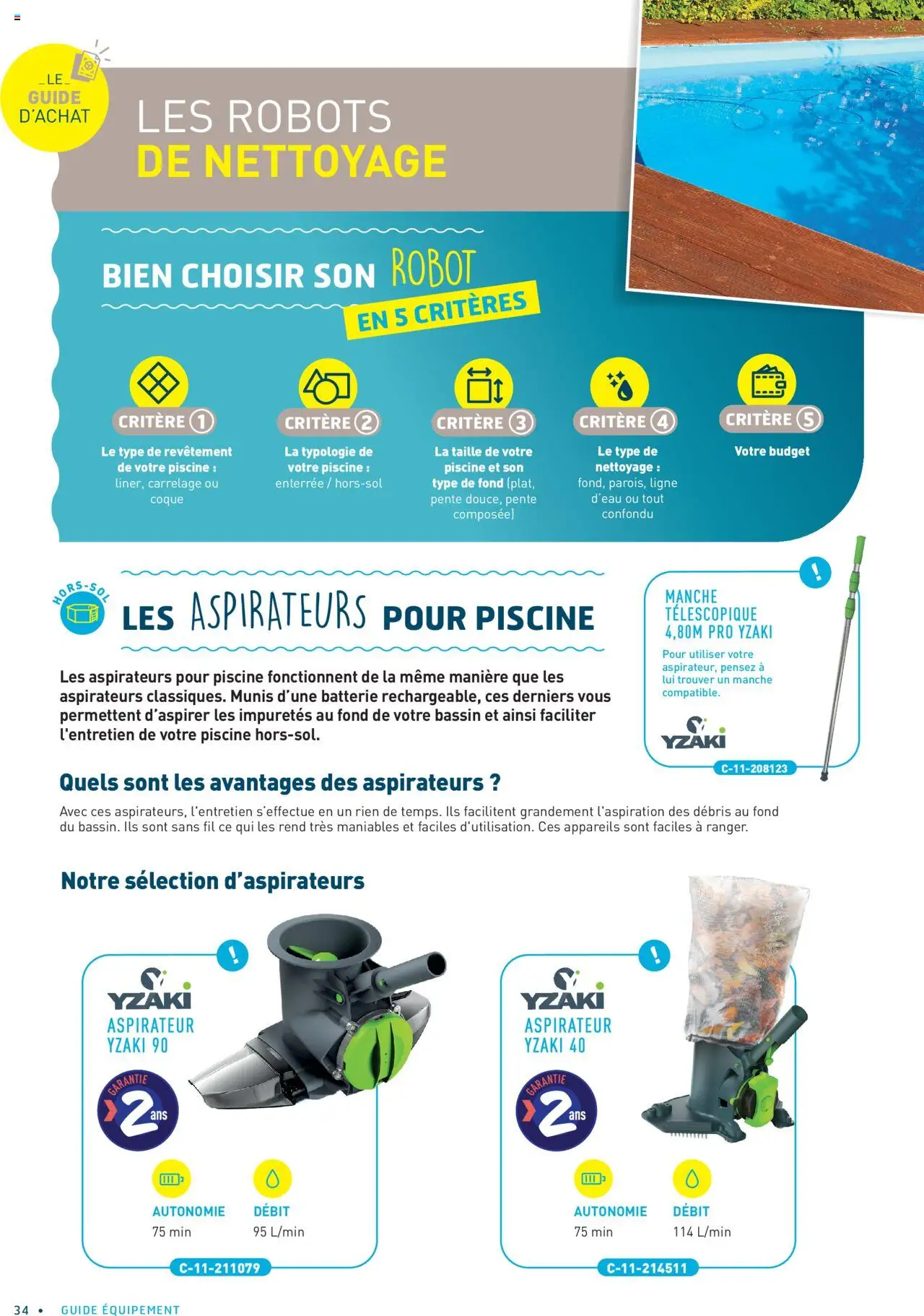 {H1} | Page: 34 | Produits: Aspirateur, Robot, Batterie