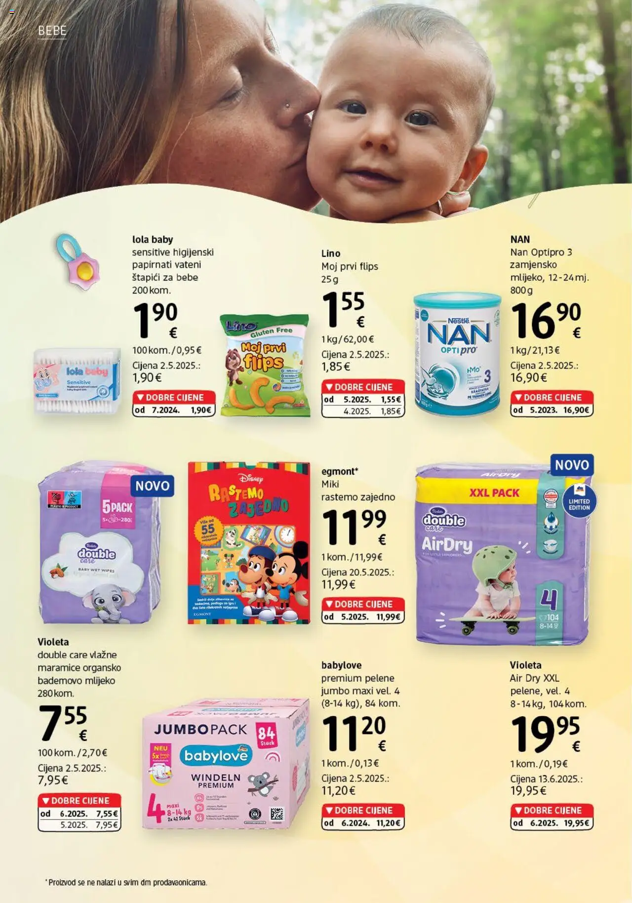 DM katalog | vrijedi od 01.07.2025 | Stranica: 24 | Proizvodi: Flips, Pelene, Štapići, Violeta