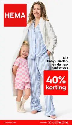Hema folder / publicité - Voorbeeld van een folder van Hema, geldig van 06.04.2026