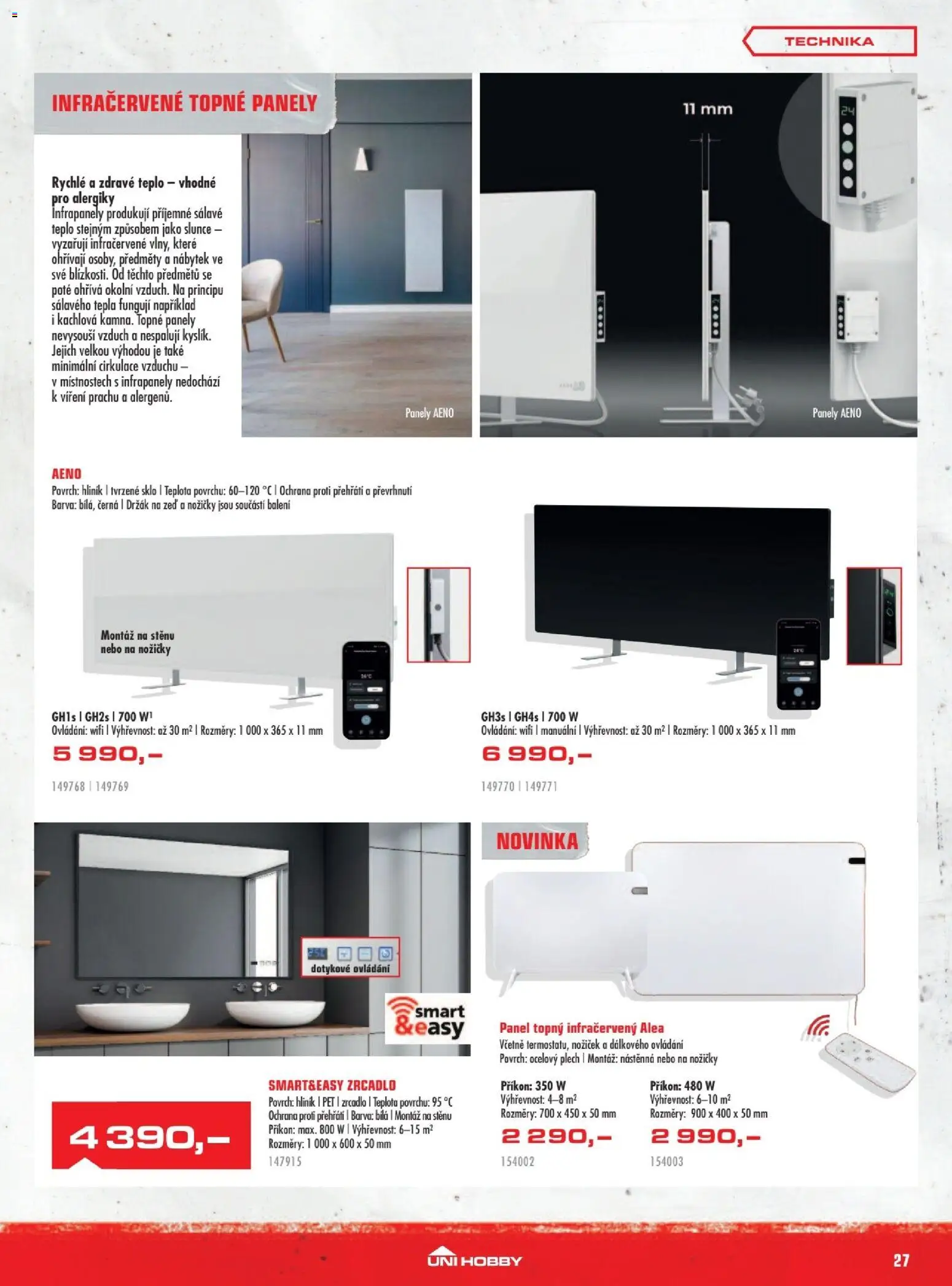 Uni Hobby leták od 08.01.2026 | Strana: 27 | Produkty: Plech, Nábytek, Zrcadlo