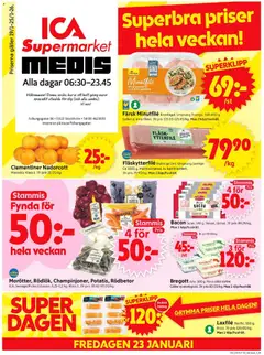 ICA Supermarket - Stockholm - Förhandsvisning av reklamblad från butik ICA Supermarket aktuell från 19.01.2026