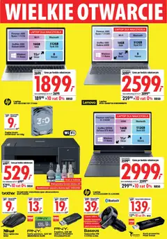 Pogląd oferty "Mediaexpert Gazetka - Wielkie otwarcie Kwidzyn" - ważna od 13.11.2025 | Strona: 5 | Produkty: Laptop, Mysz, Dysk, Papier ksero