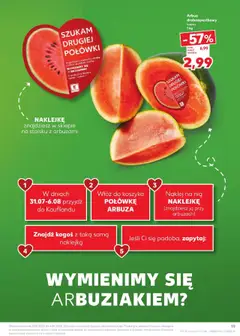 Kaufland gazetka od 31.07.2025 | Strona: 19 | Produkty: Arbuz