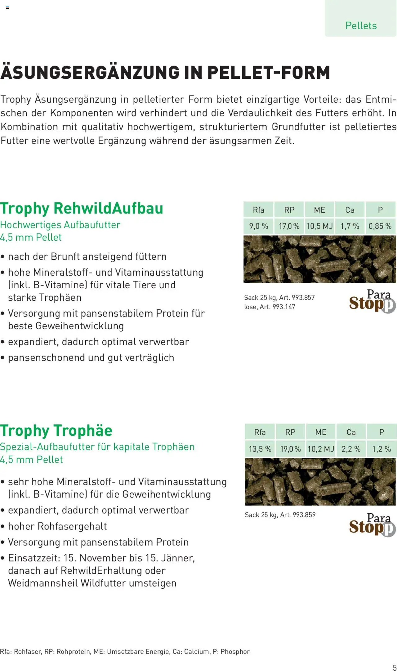 Lagerhaus Trophy Wildfutter gültig ab 29.08.2024 | Seite: 5