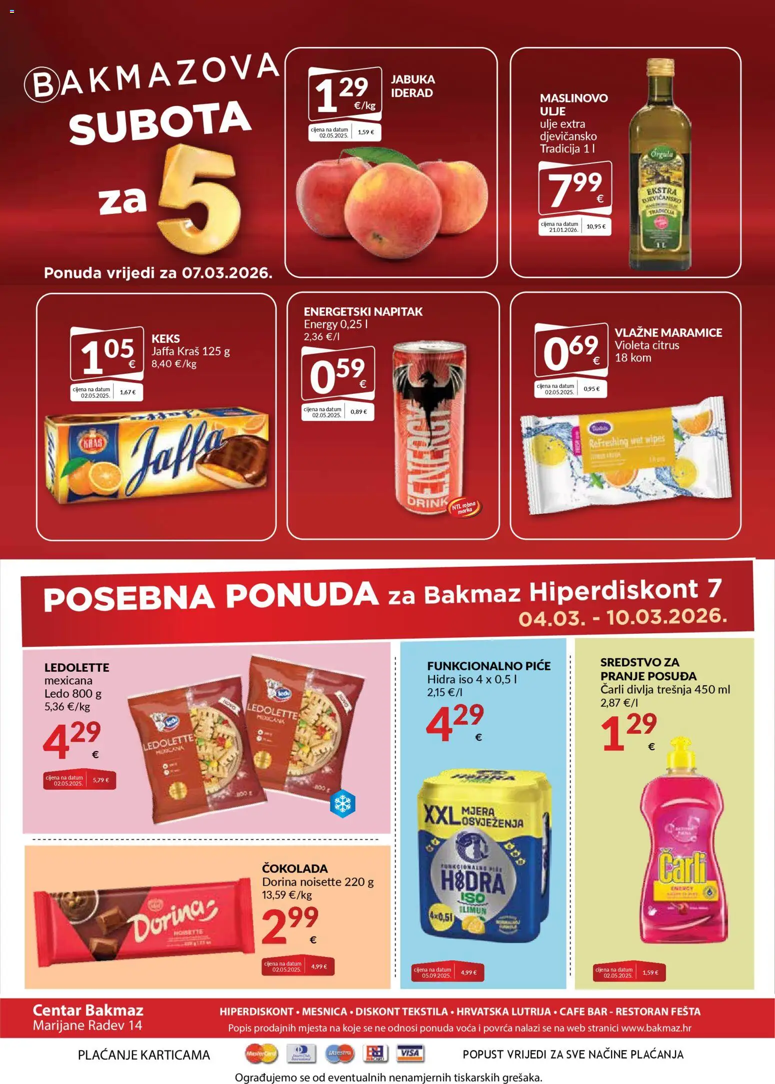 Bakmaz katalog | vrijedi od 04.03.2026 | Stranica: 8 | Proizvodi: Dorina, Čokolada, Keks, Violeta
