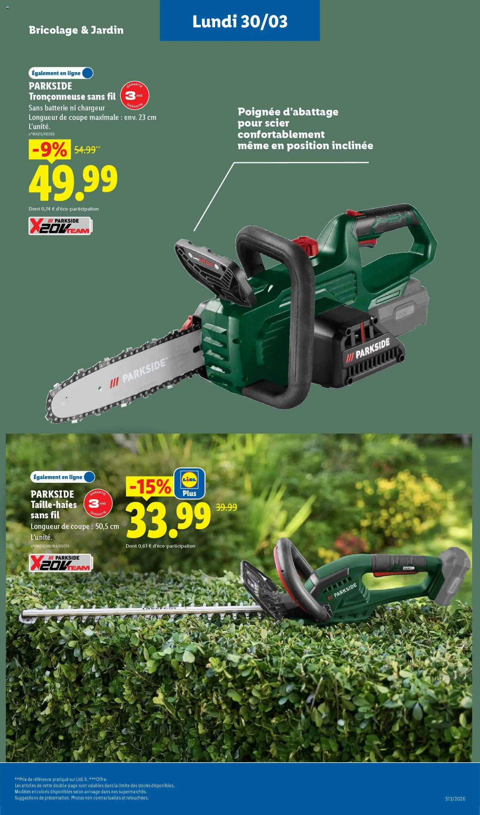 {H1} | Page: 61 | Produits: Tronçonneuse, Batterie