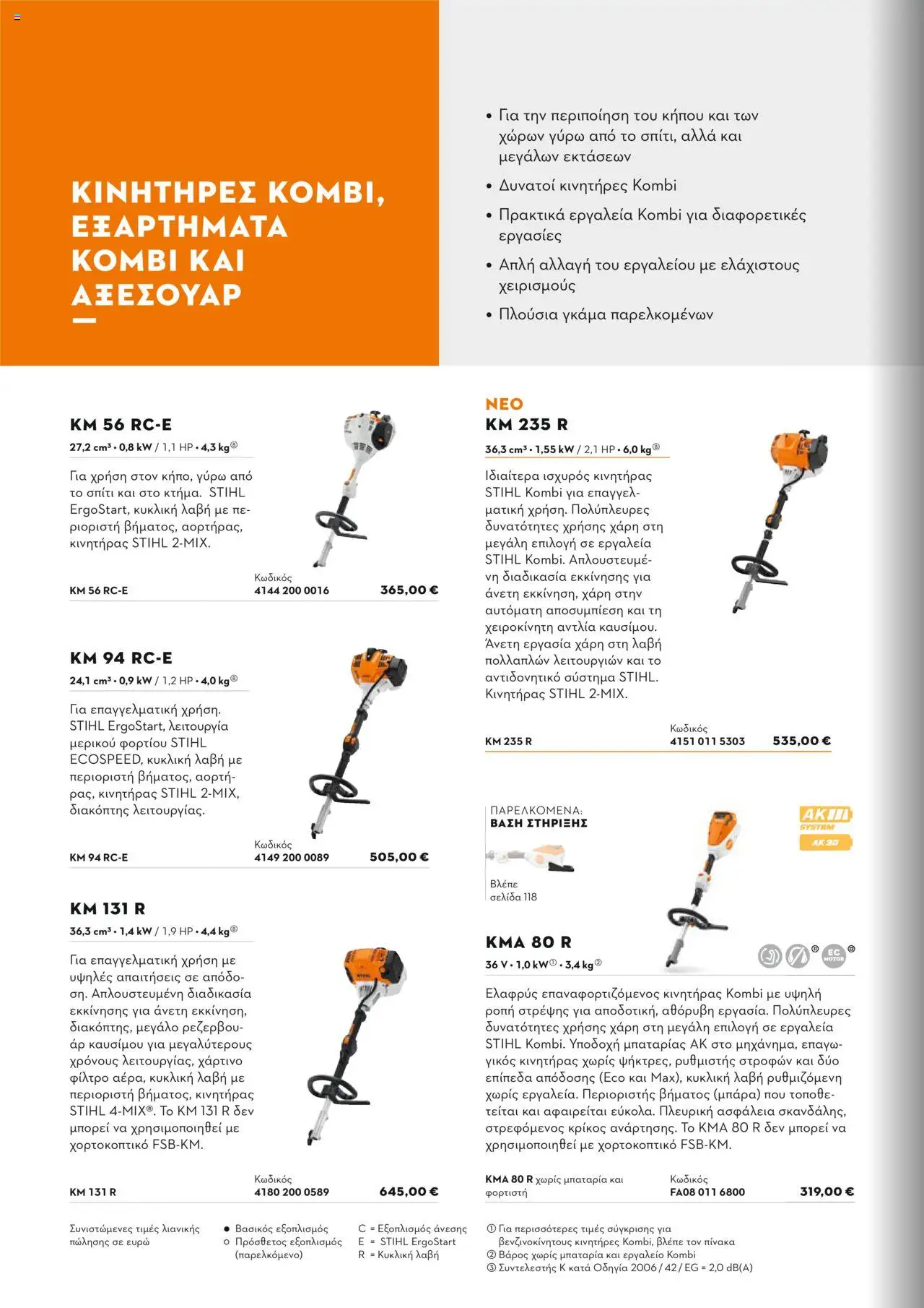 Stihl Κατάλογος 2025 – σε ισχύ από 13.01.2025 | Σελίδα: 114