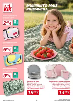 Pré-visualização KIK folheto válido de 23.03.2026 | Página: 18 | Produtos: Pratos, Taças, Chávenas