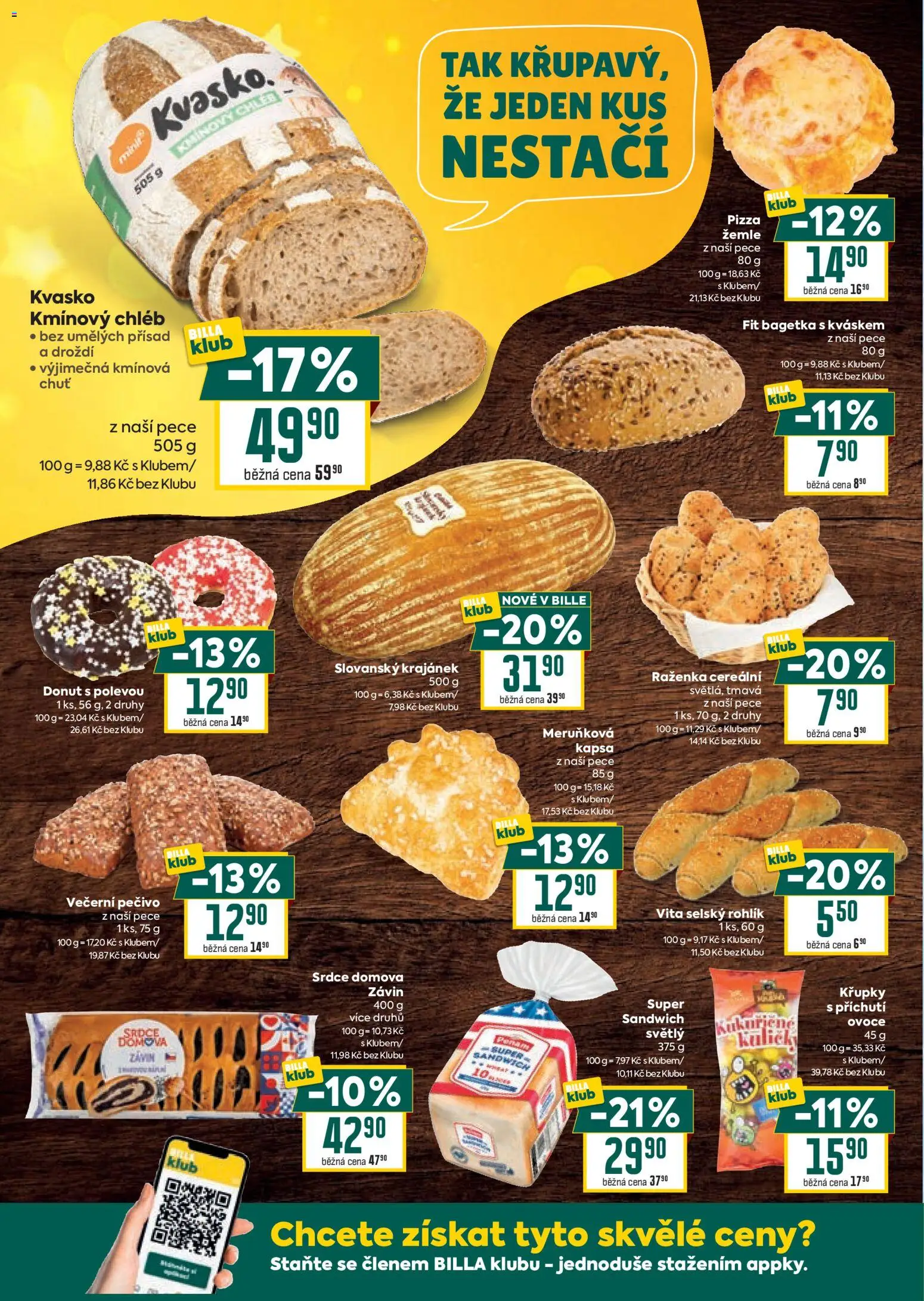 Billa Velký leták od 26.11.2025 | Strana: 8 | Produkty: Ovoce, Rohlík, Křupky, Droždí