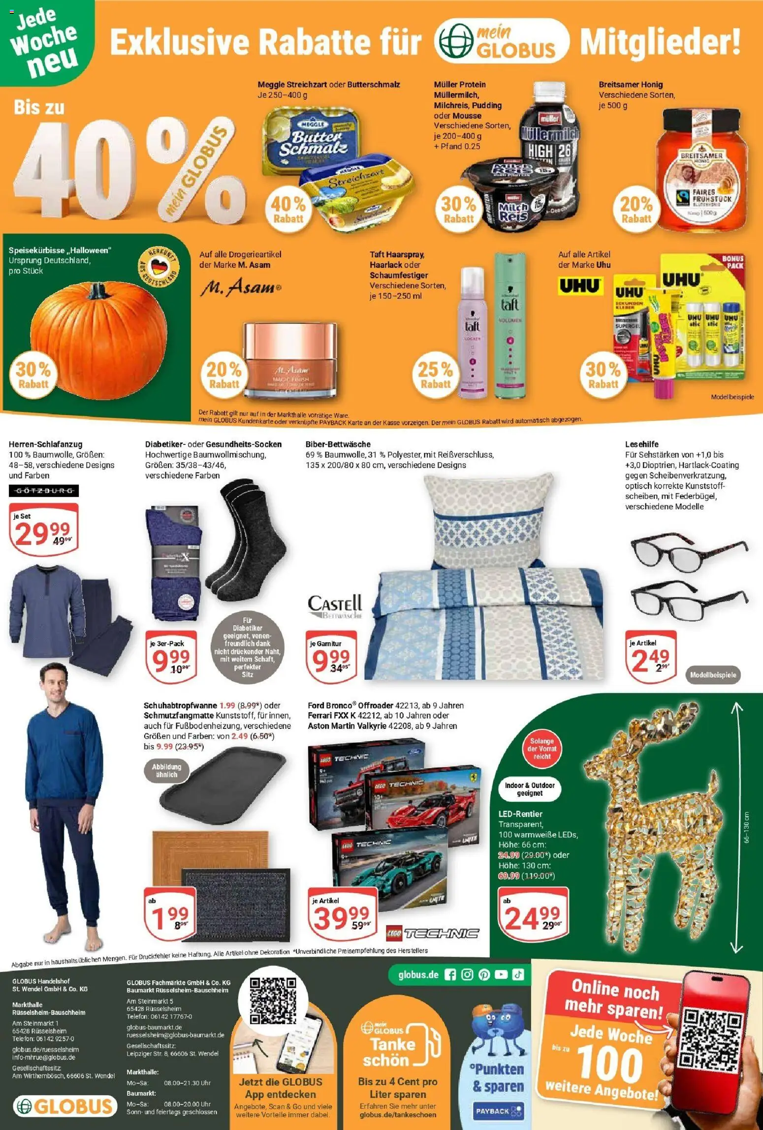 Globus prospekt Rüsselsheim	 – gültig ab 26.10.2025 | Seite: 30 | Produkte: Butterschmalz, Milch, Pudding, Telefon