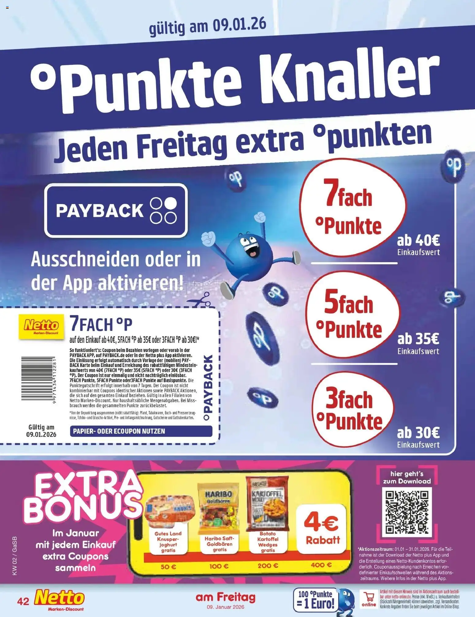 Netto Marken-Discount - Netto: Wochenangebote – gültig ab 05.01.2026 | Seite: 46 | Produkte: Haribo, Joghurt, Saft