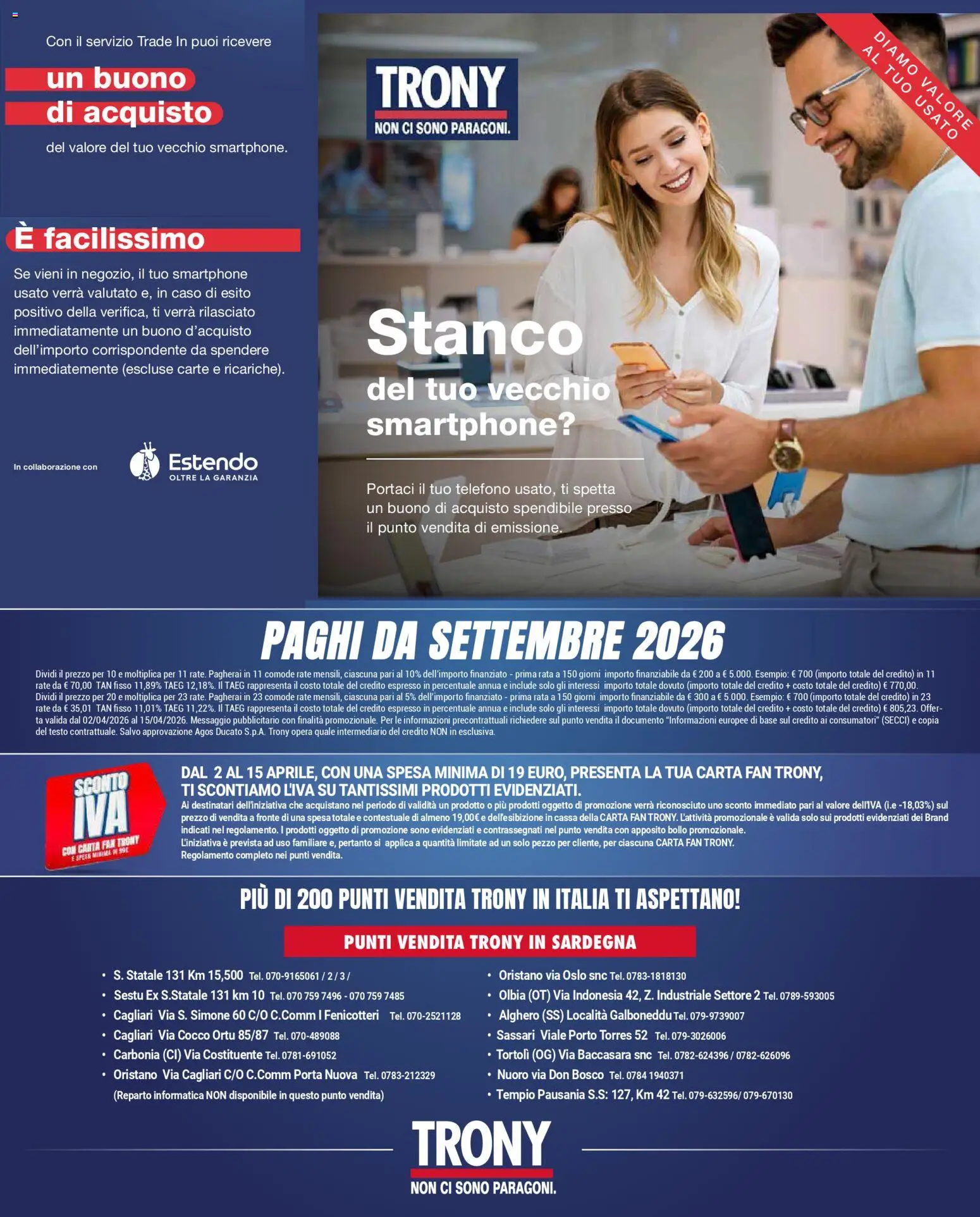 Volantino Trony del 02.04.2026 | Pagina: 33 | Prodotti: Telefono, Smartphone, Cocco, Fan