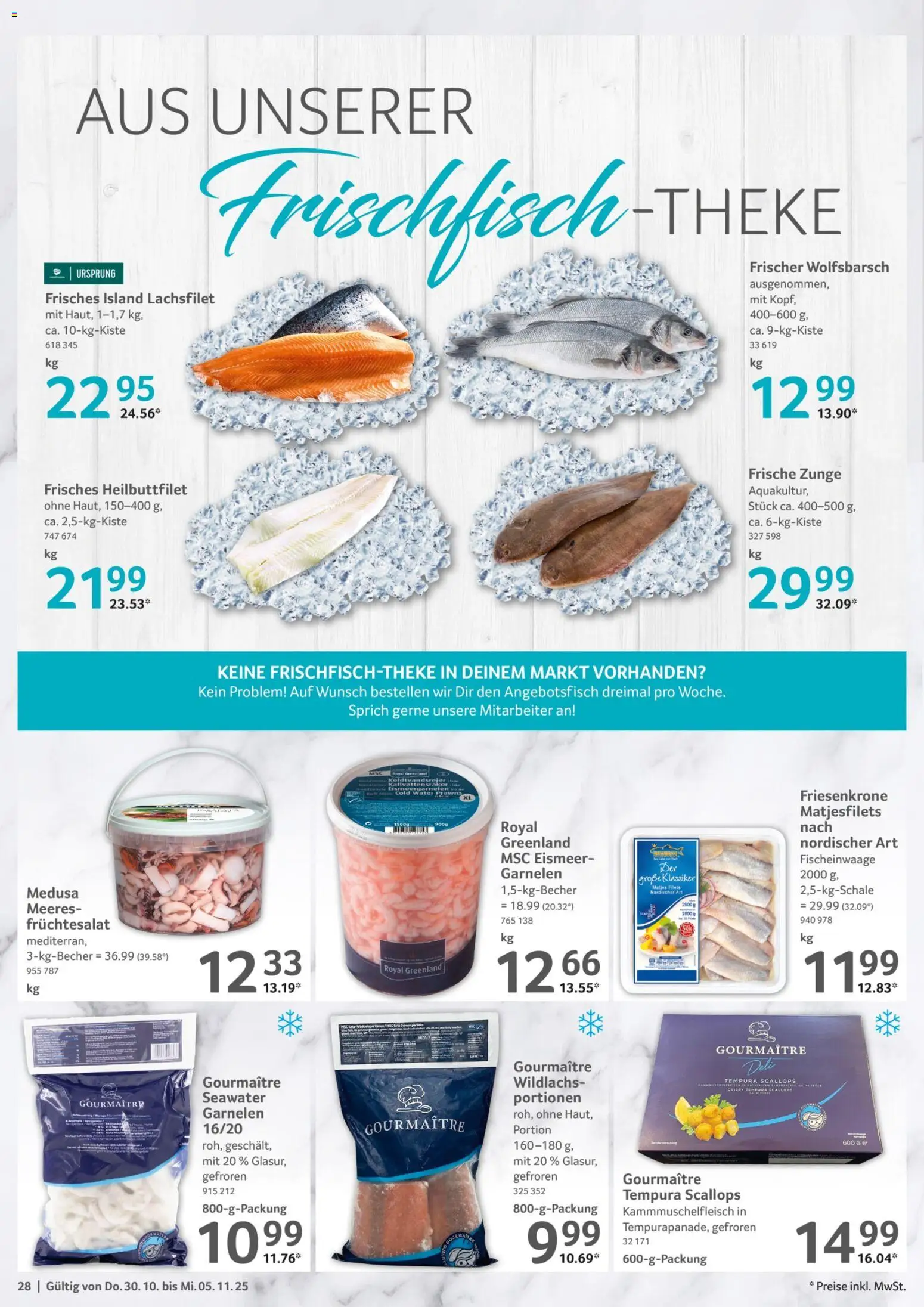 Selgros Prospekt 	 – gültig ab 30.10.2025 | Seite: 28 | Produkte: Garnelen