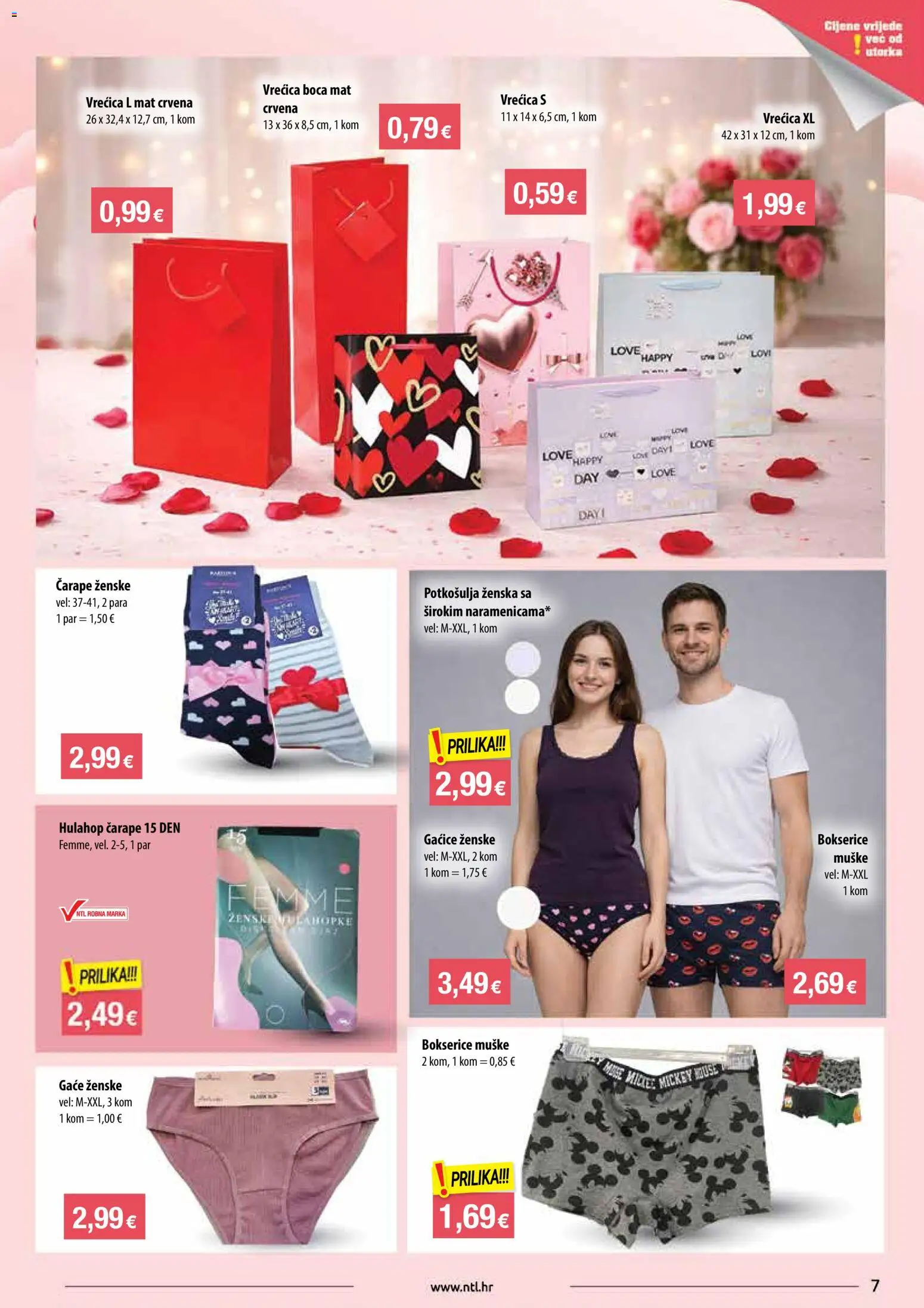 NTL katalog | vrijedi od 11.02.2026 | Stranica: 7 | Proizvodi: Gaćice, Čarape, Bokserice