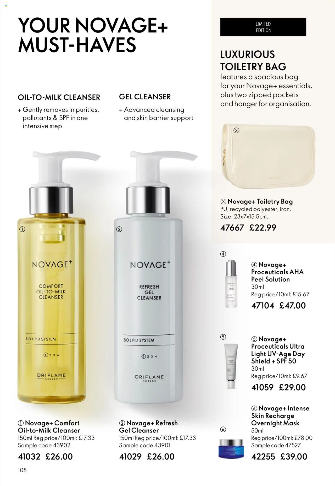 {H1} | Page: 108 | Products: Mask, Hanger, Bag