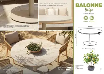 Pré-visualização Espaço Casa folheto Ar Livre 2026 válido de 07.03.2026 | Página: 77 | Produtos: Mesa, Cimento, Vaso
