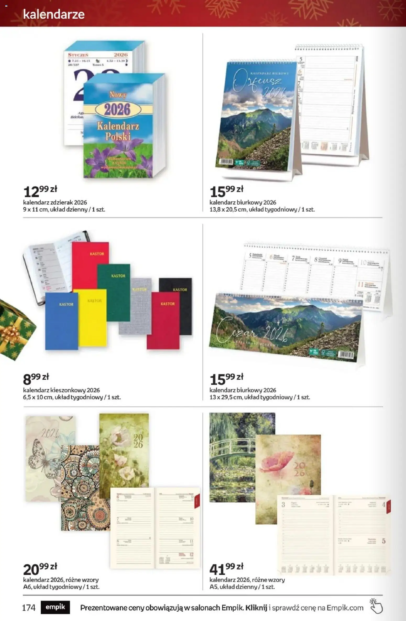 Empik Black Friday od 26.11.2025 | Strona: 174 | Produkty: Kalendarz