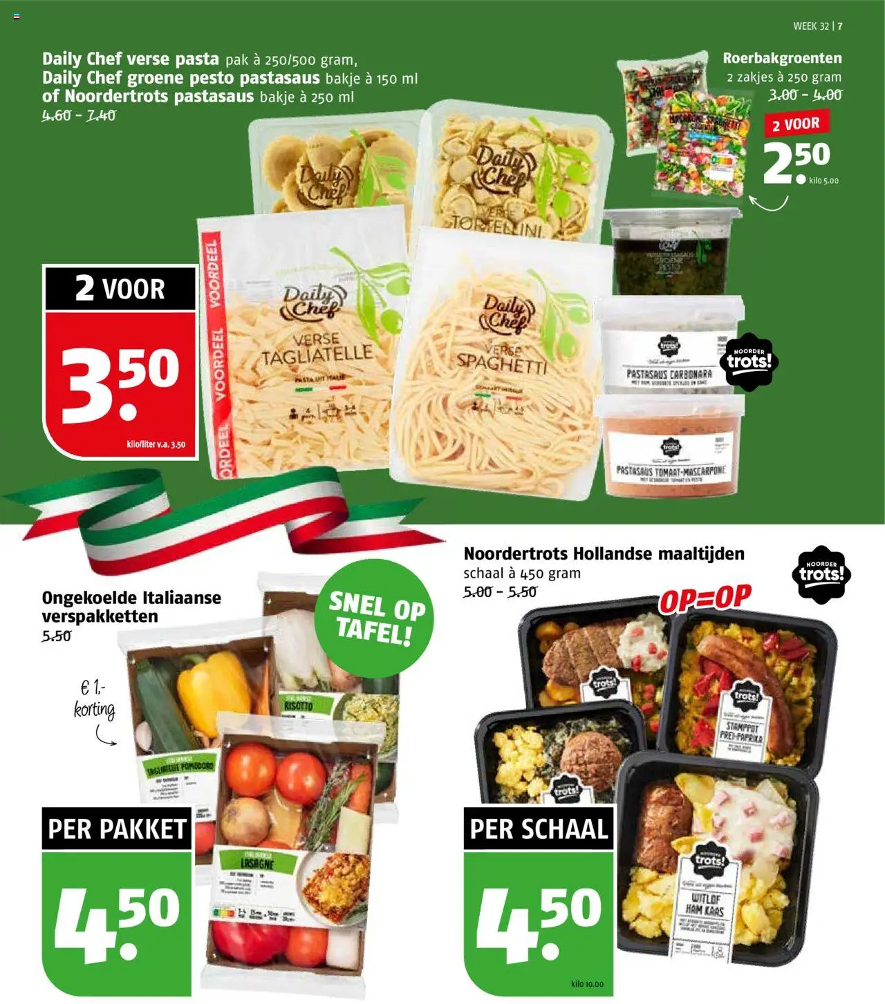  | Pagina: 7 | Producten: Kaas, Ham, Lasagne, Tafel