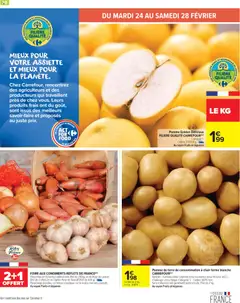 Carrefour Market - Prévisualisation de Carrefour Market Le mois vip 70% d'économies valide à partir de 24.02.2026 | Page: 30 | Produits: Pomme, Échalote, Pomme de terre, Ail