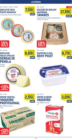 Pré-visualização Makro folheto válido de 02.12.2025 | Página: 8 | Produtos: Sal, Manteiga, Queijo, Creme