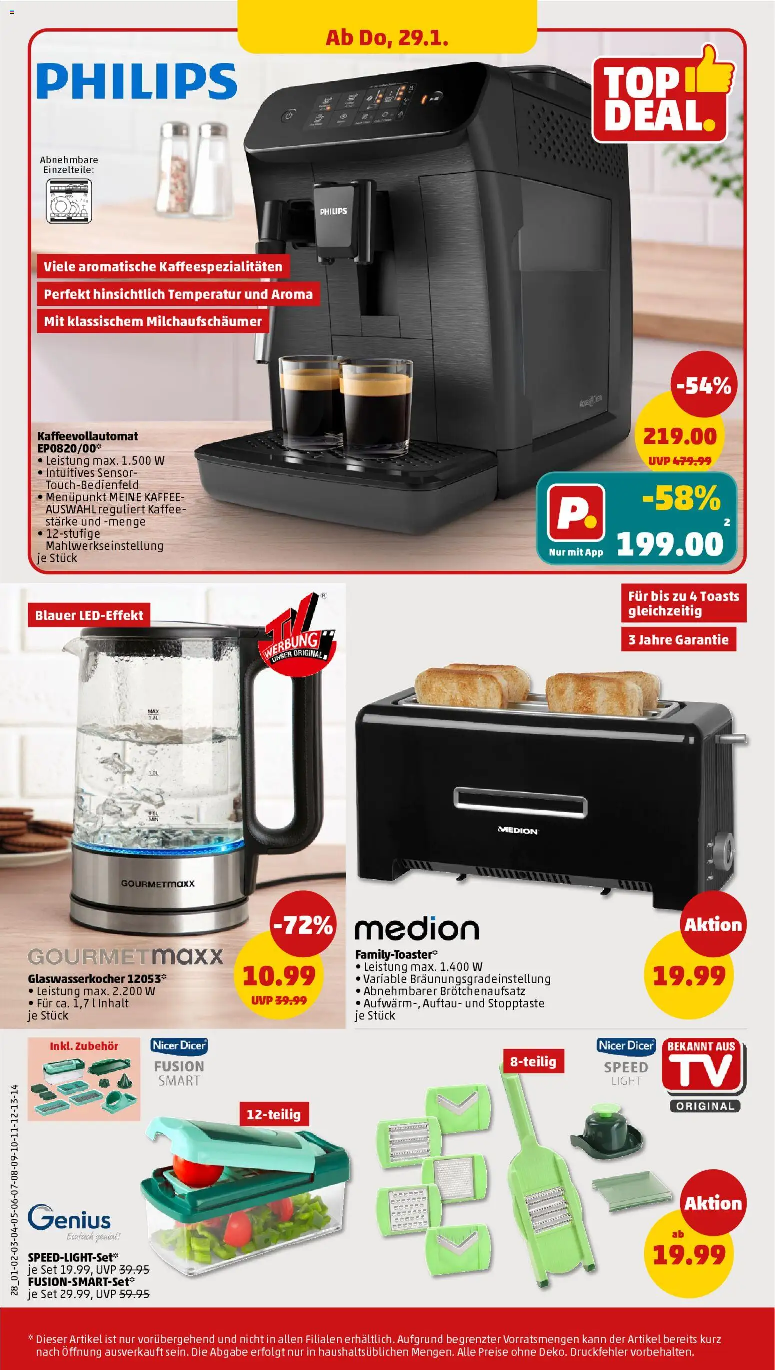Penny Prospekt 	 – gültig ab 26.01.2026 | Seite: 30 | Produkte: Philips, Kaffee, Kaffeevollautomat