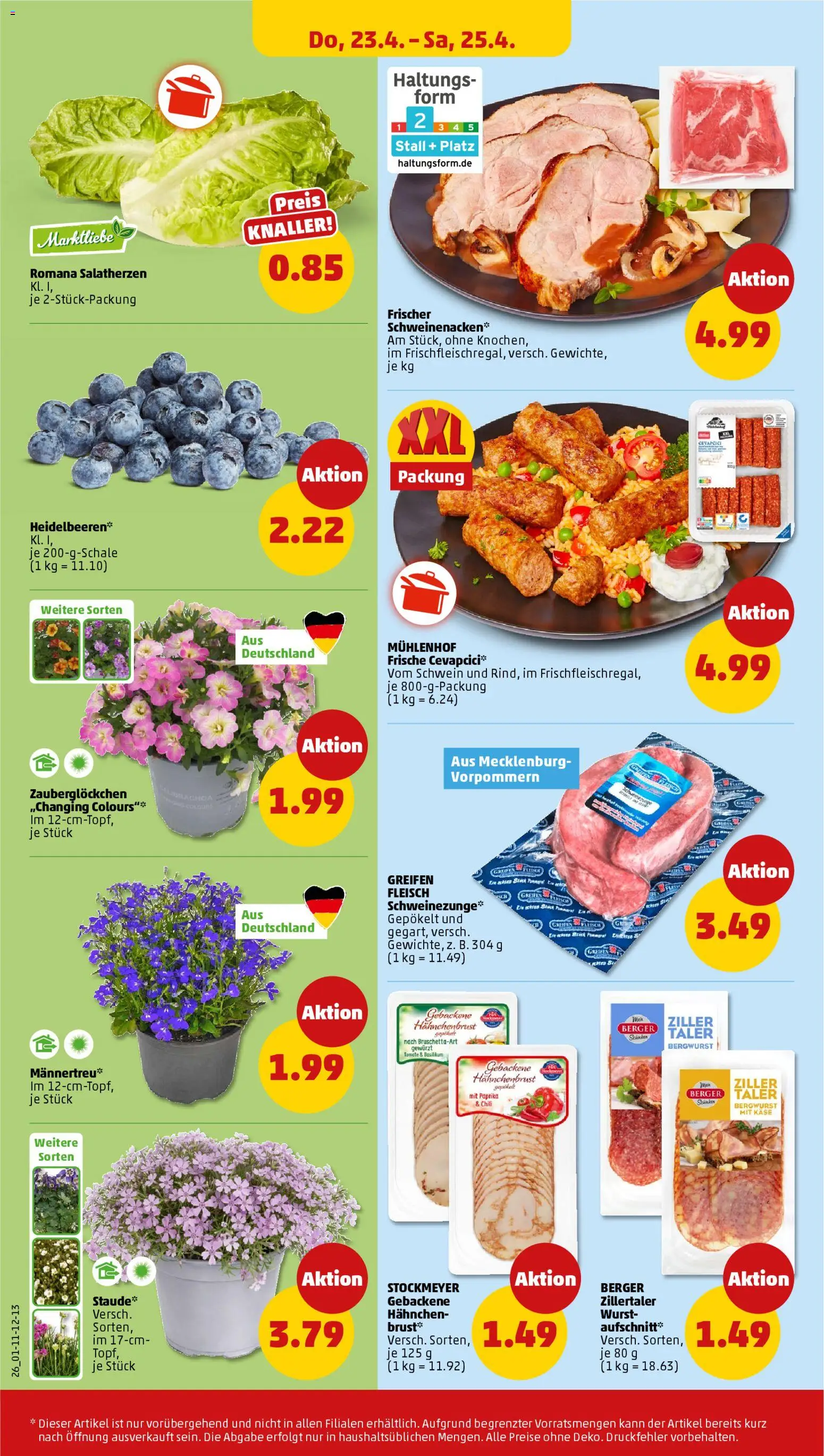 Penny Prospekt 	 – gültig ab 20.04.2026 | Seite: 32 | Produkte: Cevapcici, Paprika, Wurst, Hahnchenbrust