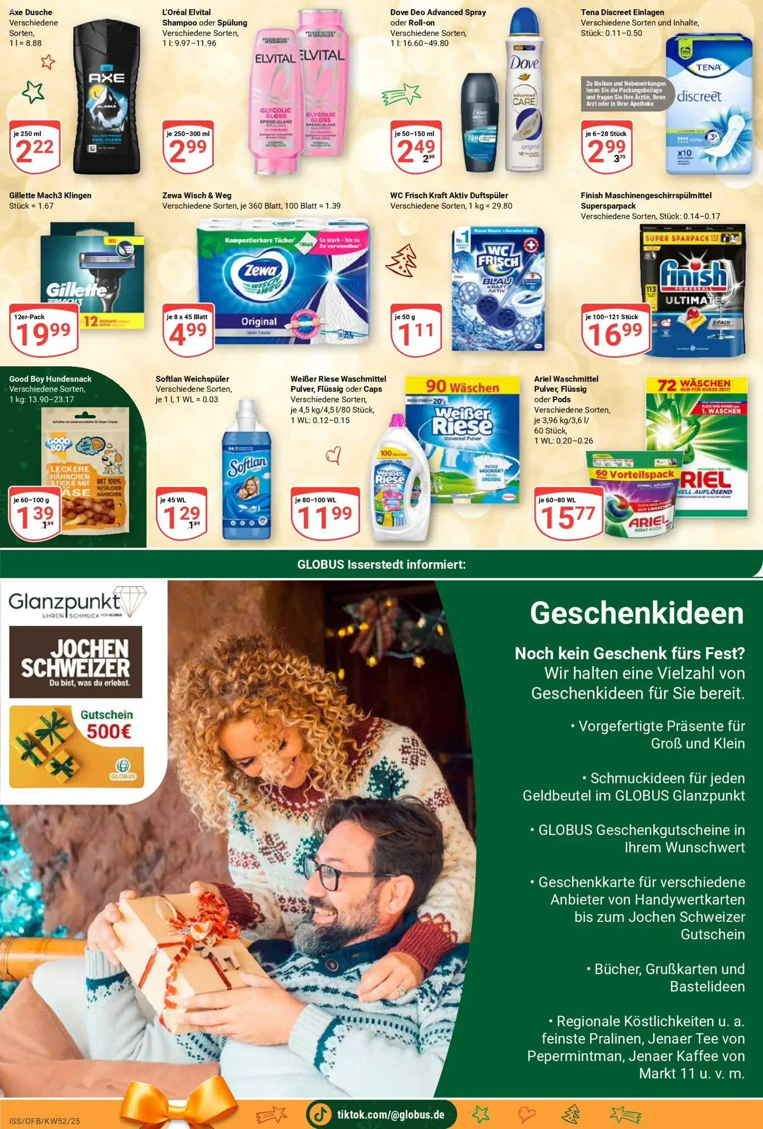 Globus Prospekt 	 – gültig ab 22.12.2025 | Seite: 9 | Produkte: Kaffee, Zewa, Shampoo, Axe