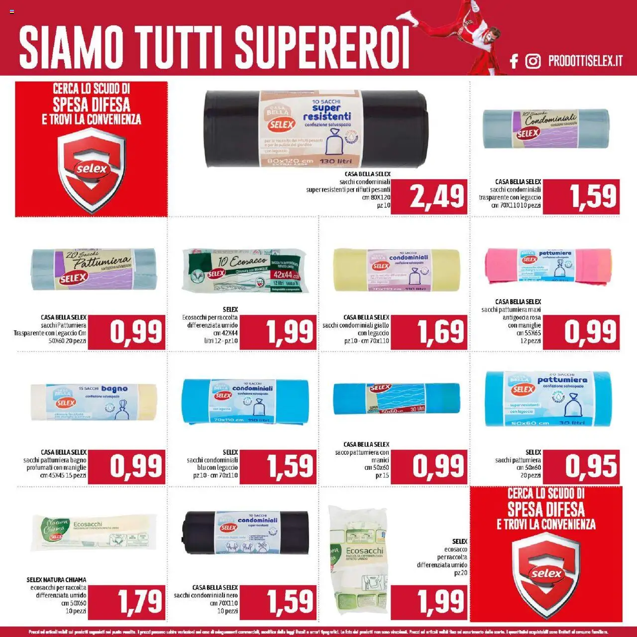 Volantino Famila del 01.09.2025 | Pagina: 23 | Prodotti: Pattumiera, Bagno
