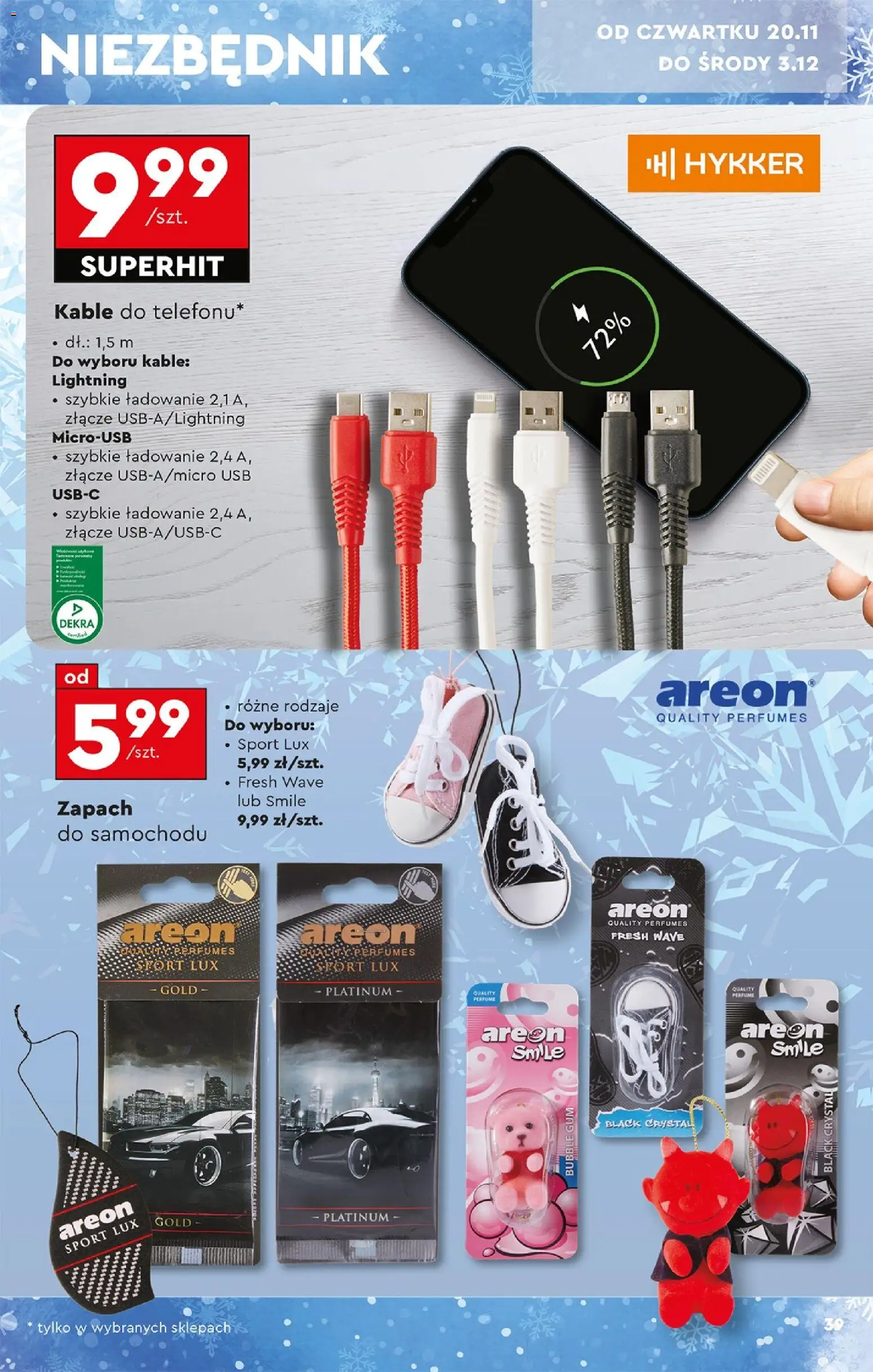 Biedronka Black Friday od 15.11.2025 | Strona: 41 | Produkty: Złącze, USB, Zapach