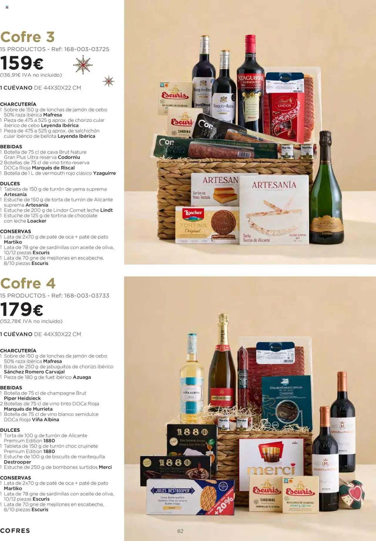El Corte Inglés ofertas │ válido desde el 06.10.2025 | Página: 82 | Productos: Leche, Chocolate, Vino, Tableta